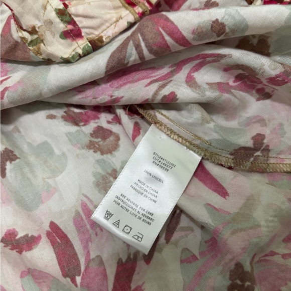 Meara Floral Long Sleeve Blouse KUT from the Kloth Medium - Picture 10 of 16